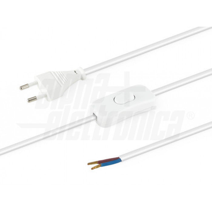 CAVO DA SPINA 10A A FIILI SPELLATI CON INTERRUTTORE 2MT