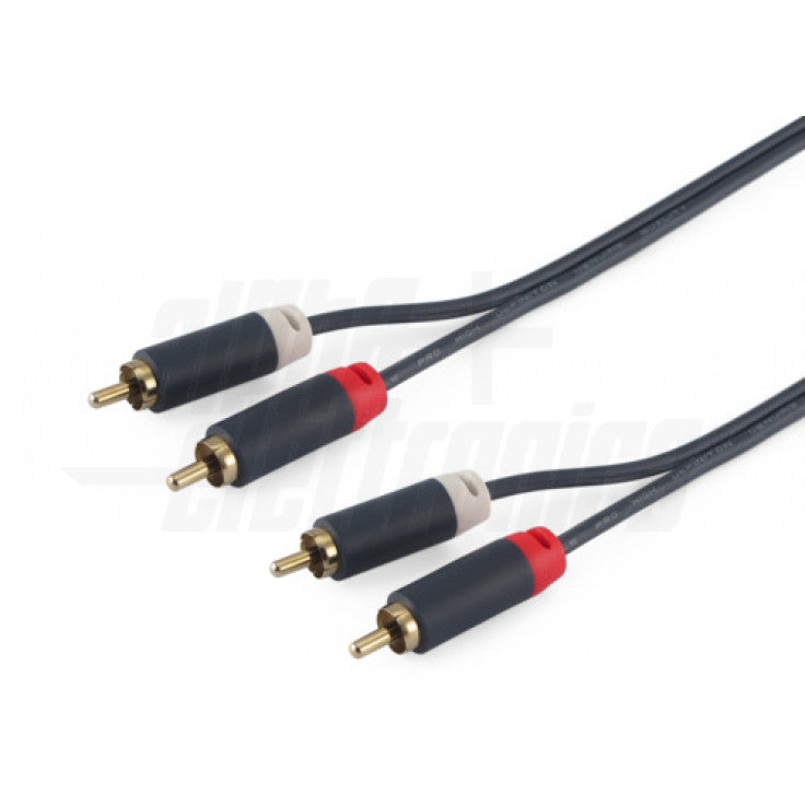 CAVO PREMIUM DA 2 SPINE RCA AUDIO A 2 SPINE RCA AUDIO - 5m