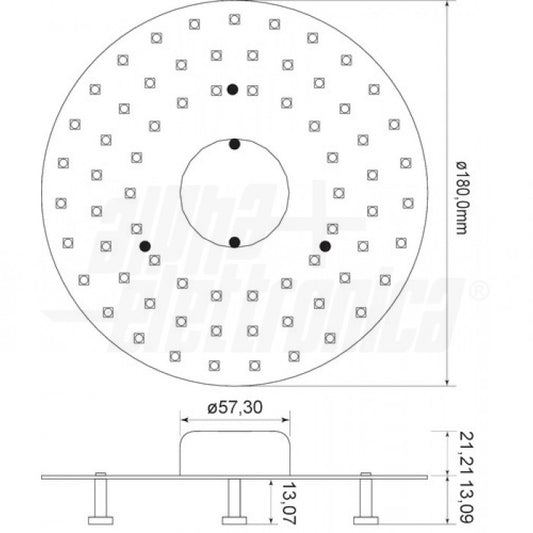 CIRCOLINA A LED - 20W - 230Vac - DIAM. 18cm - BIANCO NATURALE