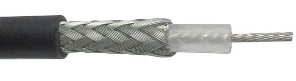 CAVO COASSIALE Tipo RG58 C/U (in Rame) M100m Made in Italy, Classe Fca, Prezzo per Metro