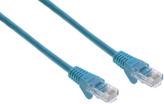 PATCH CORD UTP DRITTO CAT6 0.5M BLU