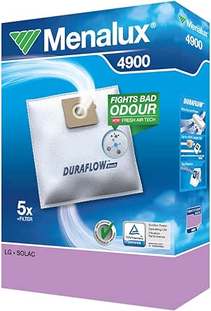 SACCHETTI ASPIRAPOLVERE MENALUX 4900 = T172