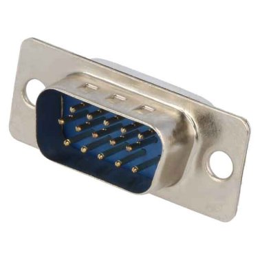 CONNETTORE A VASCHETTA 15 POLI HD MASCHIO