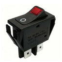 INTERRUTTORE BIPOLARE LUMINOSO ROSSO 12x27