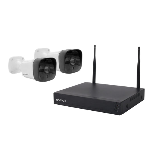 VIDEOREGISTRATORE KIT NVR SMART WIRELESS CON 2 TELECAMERE