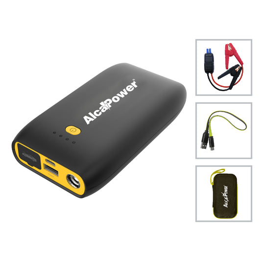 AVVIATORE D'EMERGENZA 800A + POWER BANK + TORCIA