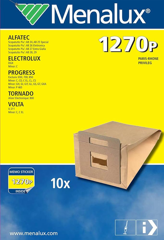 SACCHETTI ASPIRAPOLVERE MENALUX 1270P = B25