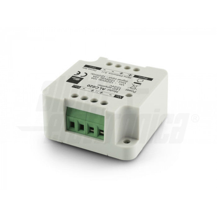 AMPLIFICATORE PER STRISCE LED MONOCOLORE 12/24V - 10A