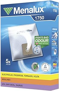 SACCHETTI ASPIRAPOLVERE MENALUX 1750 = T210