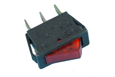 INTERRUTTORE LUMINOSO ROSSO