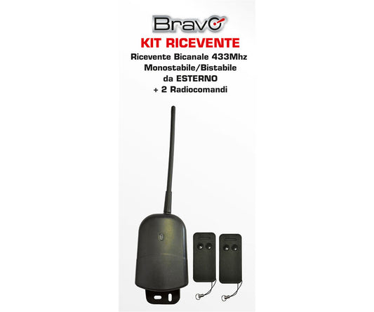 KIT RICEVENTE UNIVERSALE 433Mhz ESTERNO