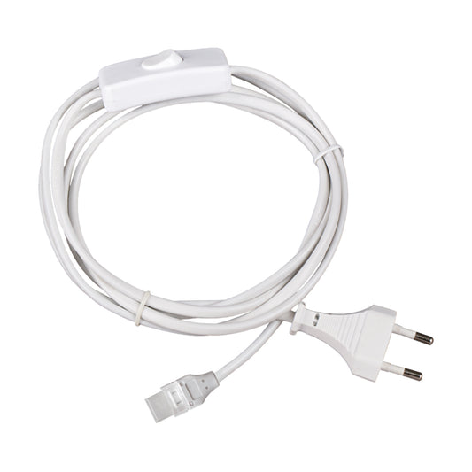 CAVO SPINA PER STRISCE LED220V CON INTERRUTTORE 1 METRO