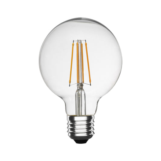 LAMPADINA GLOBO FILAMENTO LED 230V 6W 360° CALDO E27 - AP95FC