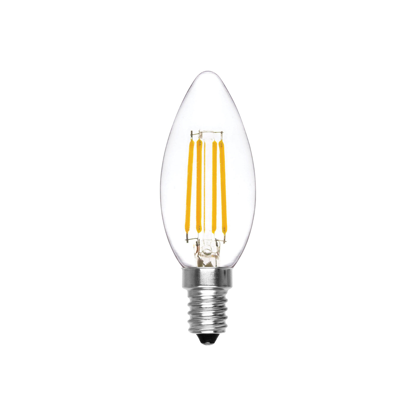 LAMPADINA OLIVA A FILAMENTO LED 230V 4W 360° NATURALE E14 - AP353FN