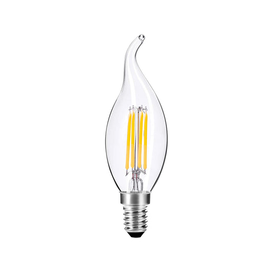 LAMPADINA FIAMMA A FILAMENTO LED 230V 4W 360° NATURALE E14 - AP35T3N