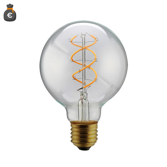 LAMPADINA GLOBO 95 STYLED A SPIRALE 5W 300lm 2200K