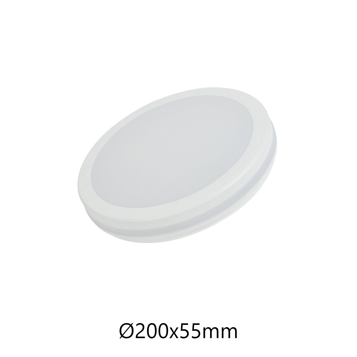 PLAFONIERA LED IP65 CCT 15W 1500lm ROTONDA BIANCA