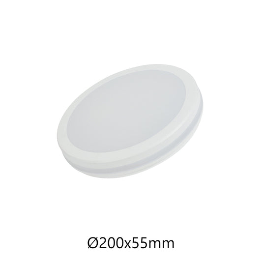 PLAFONIERA LED IP65 CCT 15W 1500lm ROTONDA BIANCA