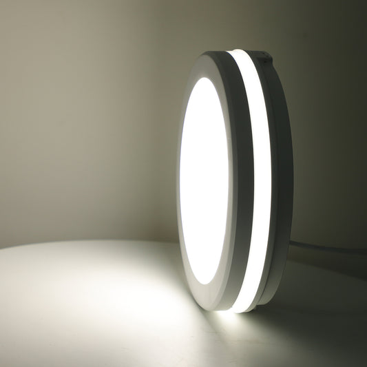 PLAFONIERA LED IP65 CCT 15W 1500lm ROTONDA BIANCA