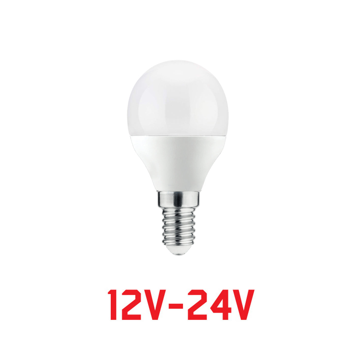 LAMPADINA MINISFERA LED9-30V 6W 510lm 4000K E14