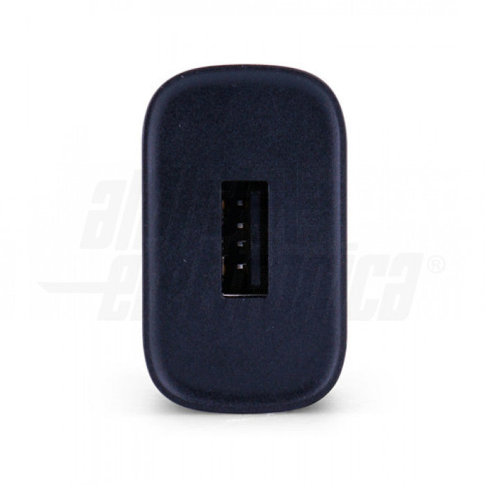 CARICATORE USB 10,5W - 1 PORTA 5V 2,1A - NERO
