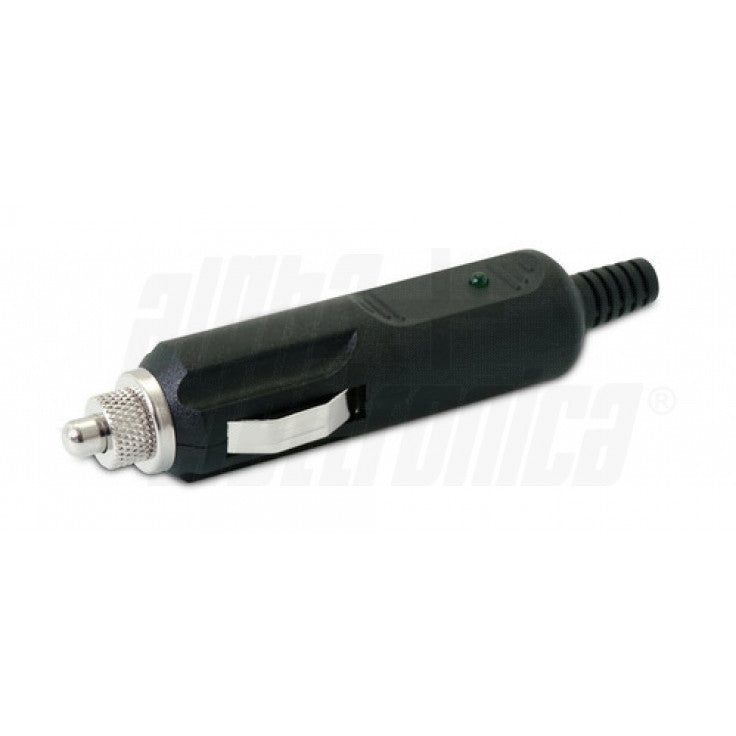 SPINA ACCENDISIGARI PER AUTO CON GUIDACAVO E FUSIBILE CON LED