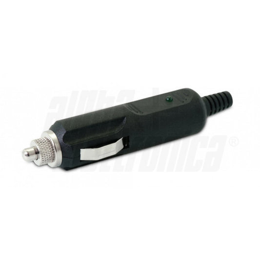 SPINA ACCENDISIGARI PER AUTO CON GUIDACAVO E FUSIBILE CON LED