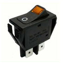 INTERRUTTORE BIPOLARE LUMINOSO ARANCIO 12x27