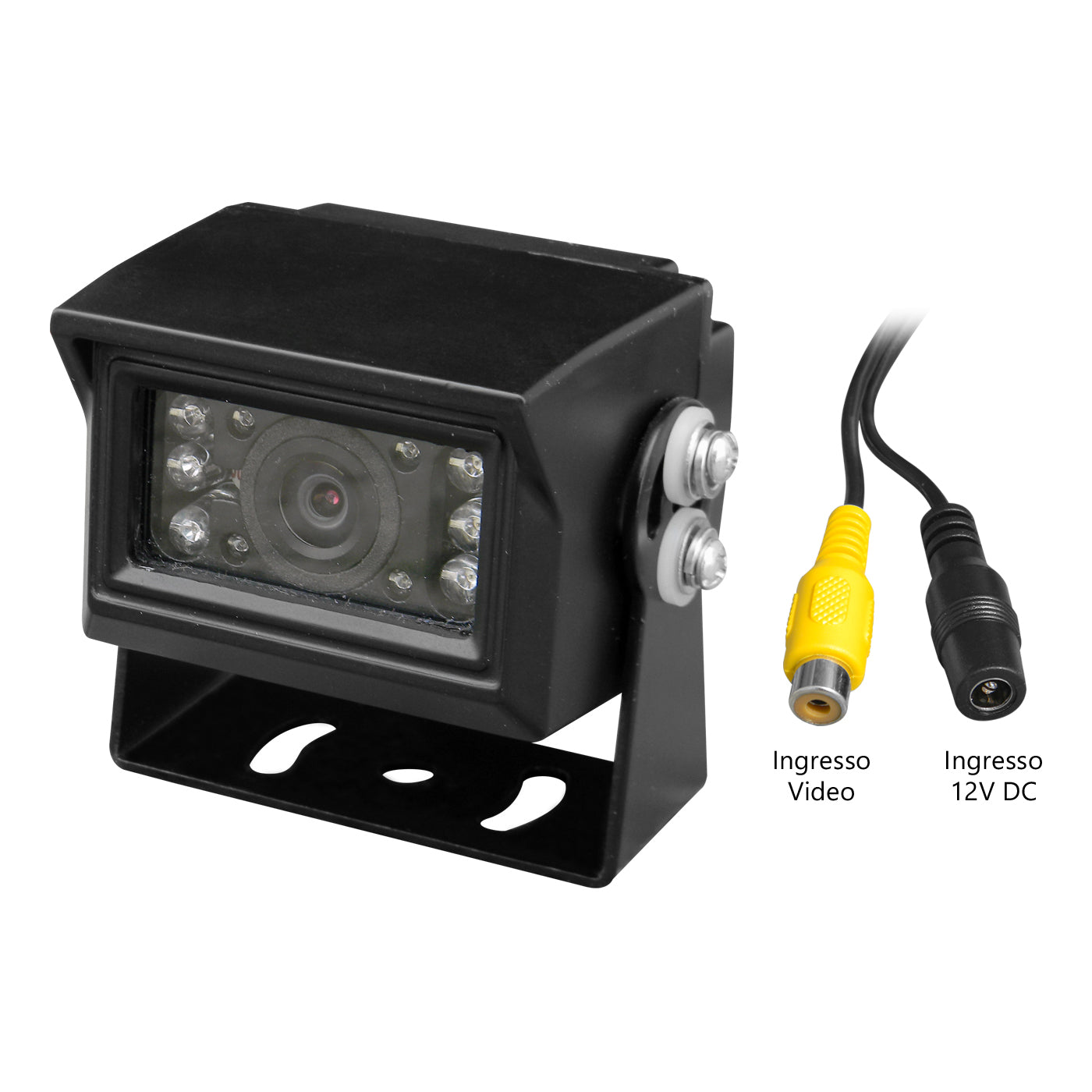 CAMERA COLORI 8IR per retromarcia-Input 12V