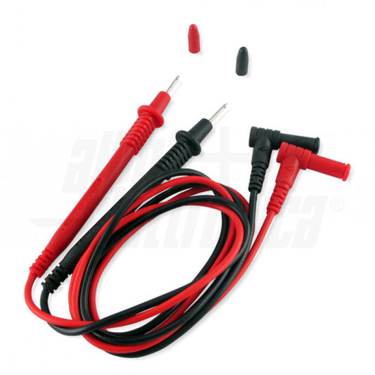 PUNTALI PER MULTIMETRO ROSSO/NERO