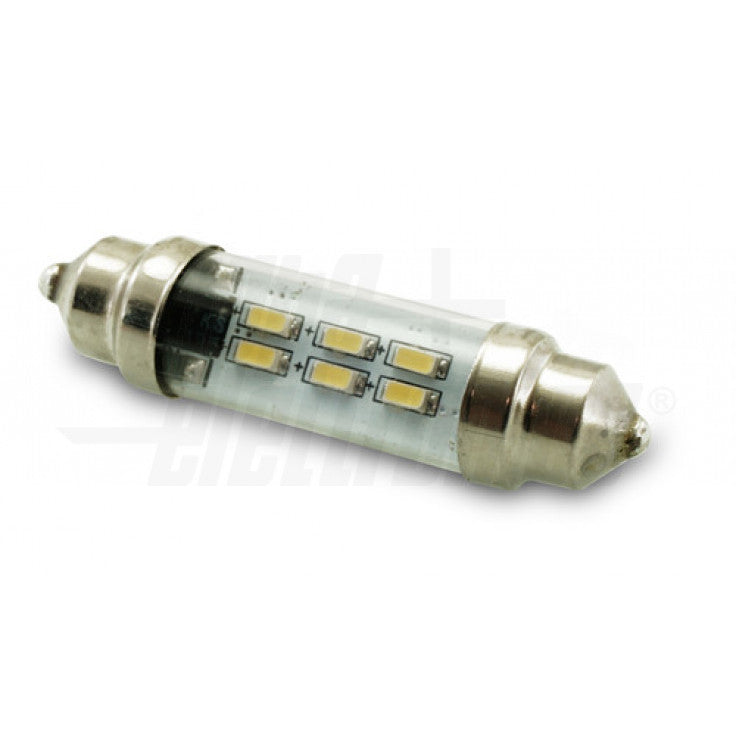 LAMPADINA A LED SV8,5 - 0,9W - 10-30Vdc - BIANCO FREDDO