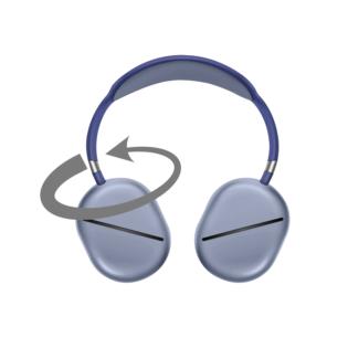 CUFFIA BLUETOOTH 5.3 - COLORE BLU