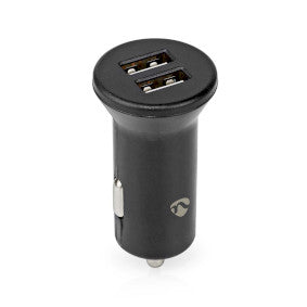 CARICABATTERIA PER AUTO 24 W, 2x 2,4 A, Numero di uscite: 2, Tipo di porta: 2x USB-A, Uscita a tensione singola