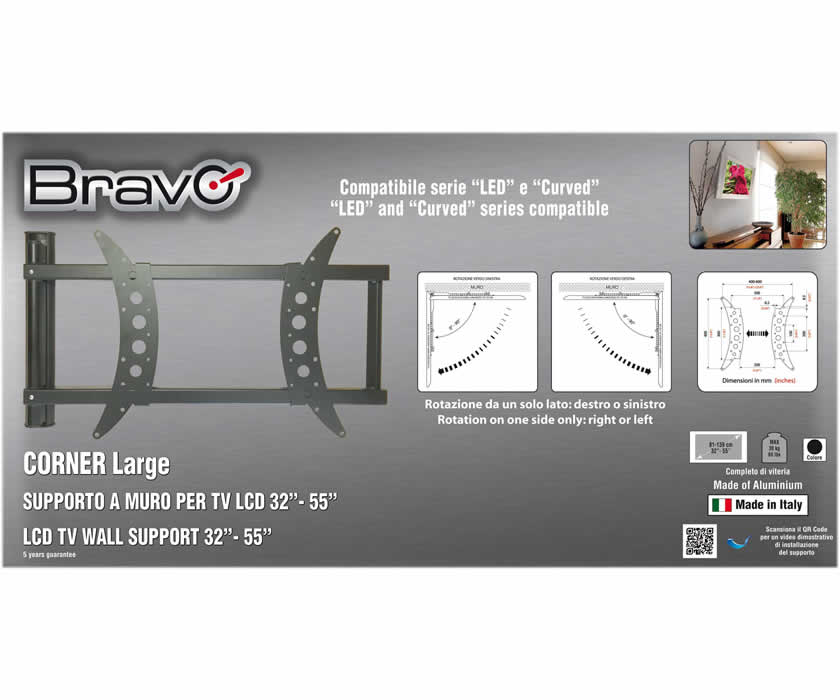 SUPPORTO TV CORNER LARGE