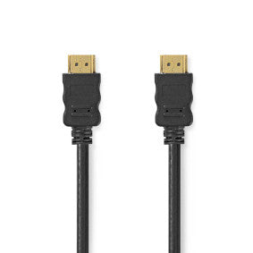 CAVO HDMI™ AD ALTA VELOCITA' CON ETHERNET CONNETTORE HDMI™ - 4K@60Hz - 18 Gbps |- 15,0 m-  Tondo - PVC - Nero
