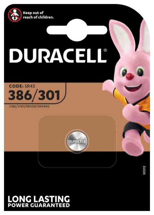 BATTERIA DURACELL 386/301
