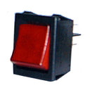 DEVIATORE BIPOLARE LUMINOSO ROSSO