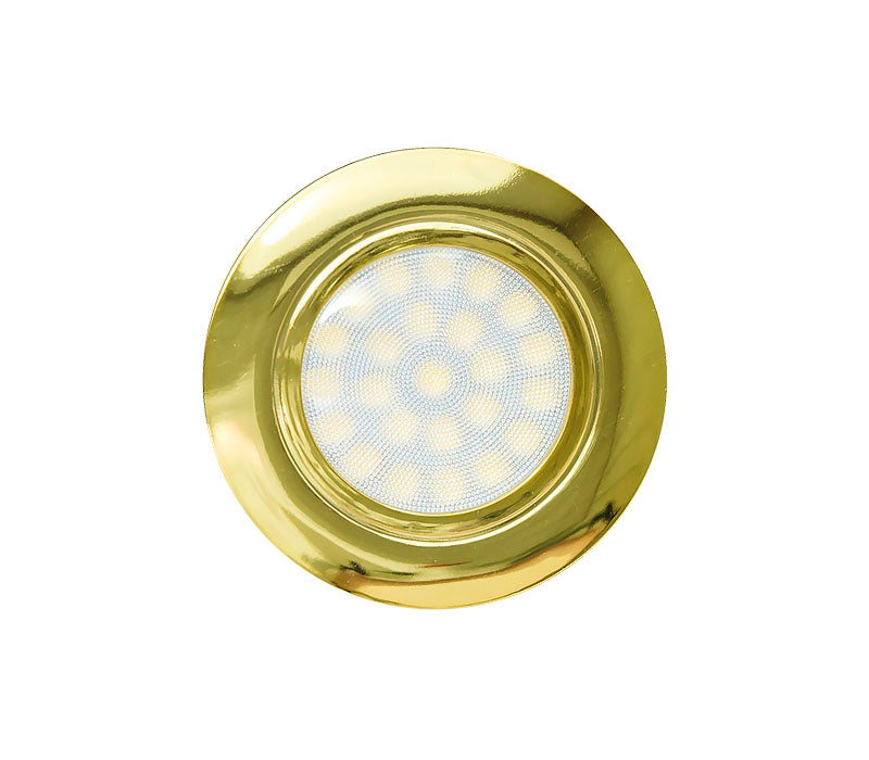 MINI FARETTO DA INCASSO A LED 4W 4200K 22V AC IP44 ORO