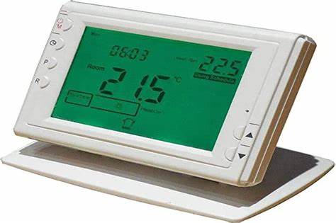 CRONOTERMOSTATO WIRELESS DIGITALE SETTIMANALE CON DISPLAY LCD 3,8 POLLICI