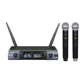 RADIOMICROFONO DOPPIO PALMARE UHF