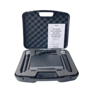 RADIOMICROFONO DOPPIO PALMARE UHF
