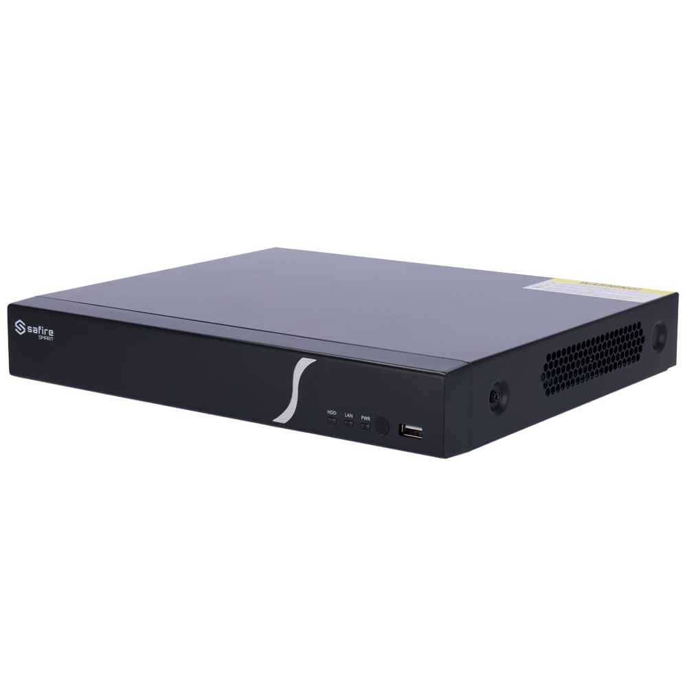 VIDEOREGISTRATORE NVR PER TELECAMERE IP GAMMA B2 4CH VIDEO / 4 Porte PoE Safire Smart