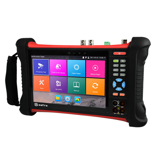 TESTER TVCC Multitasking Supporta telecamere HDTVI, HDCVI, AHD, CVBS e IP (4K)