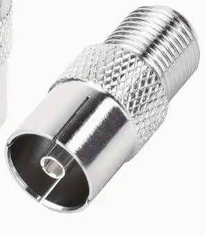 RACCORDO PRESA F / PRESA TV 75 OHM