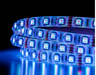 STRISCIA LED DIGITALE SMD5050 RGB 60LED/M 14.4W/M DC24V IP20