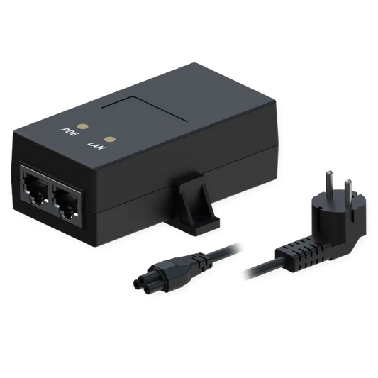 INIETTORE POE PASSIVO 24V Trasf. dati Gigabit 10/100/1000