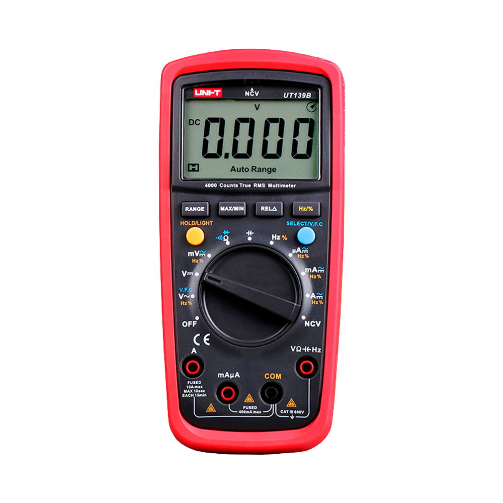 TESTER DIGITALE UNI-T AUTORANGE DA 600V UT139B