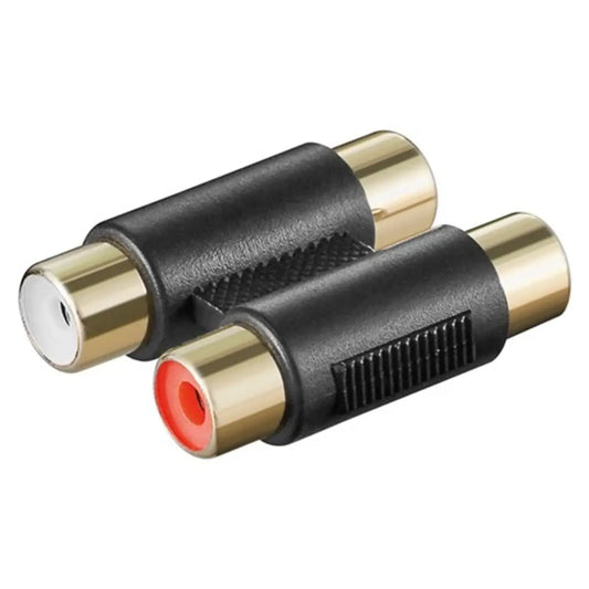 RACCORDO 2 PRESE RCA / 2 PRESE RCA GOLD