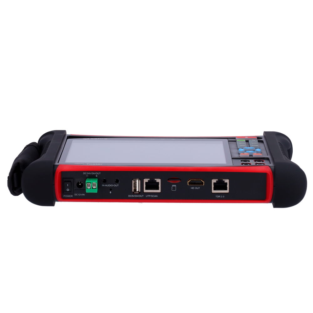 TESTER TVCC Multitasking Supporta telecamere HDTVI, HDCVI, AHD, CVBS e IP (4K)