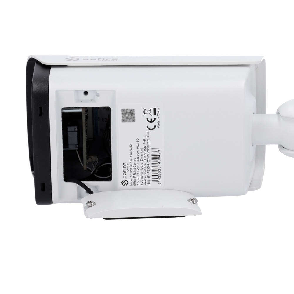 TELECAMERA BULLET IP SAFIRE SMART E1 6MPX 3,6mm DL50m